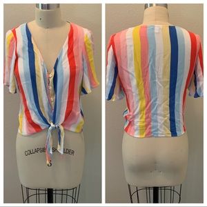 Candy striped top